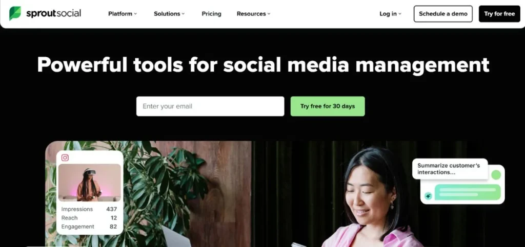 Sprout Social - Marketing Analytics Platforms