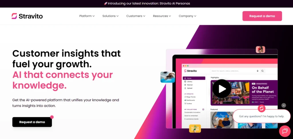 AI tools for market research - Stravito