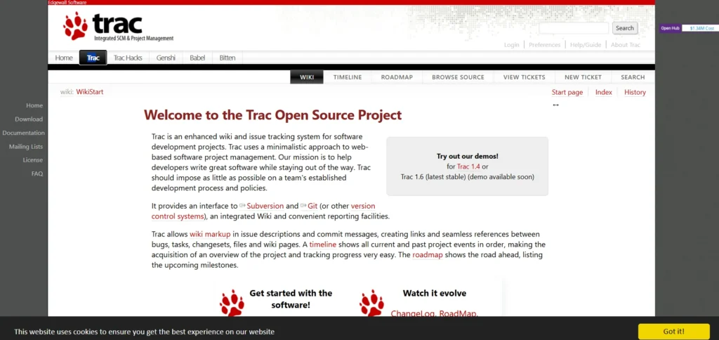 Bug Tracking Software - Trac