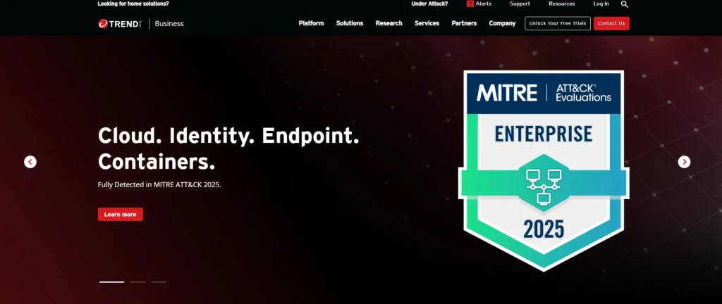 Endpoint Protection Software
- Trend Micro Vision One