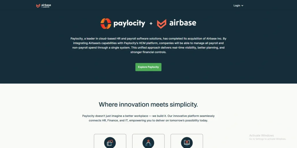 Vendor management system
-  Airbase