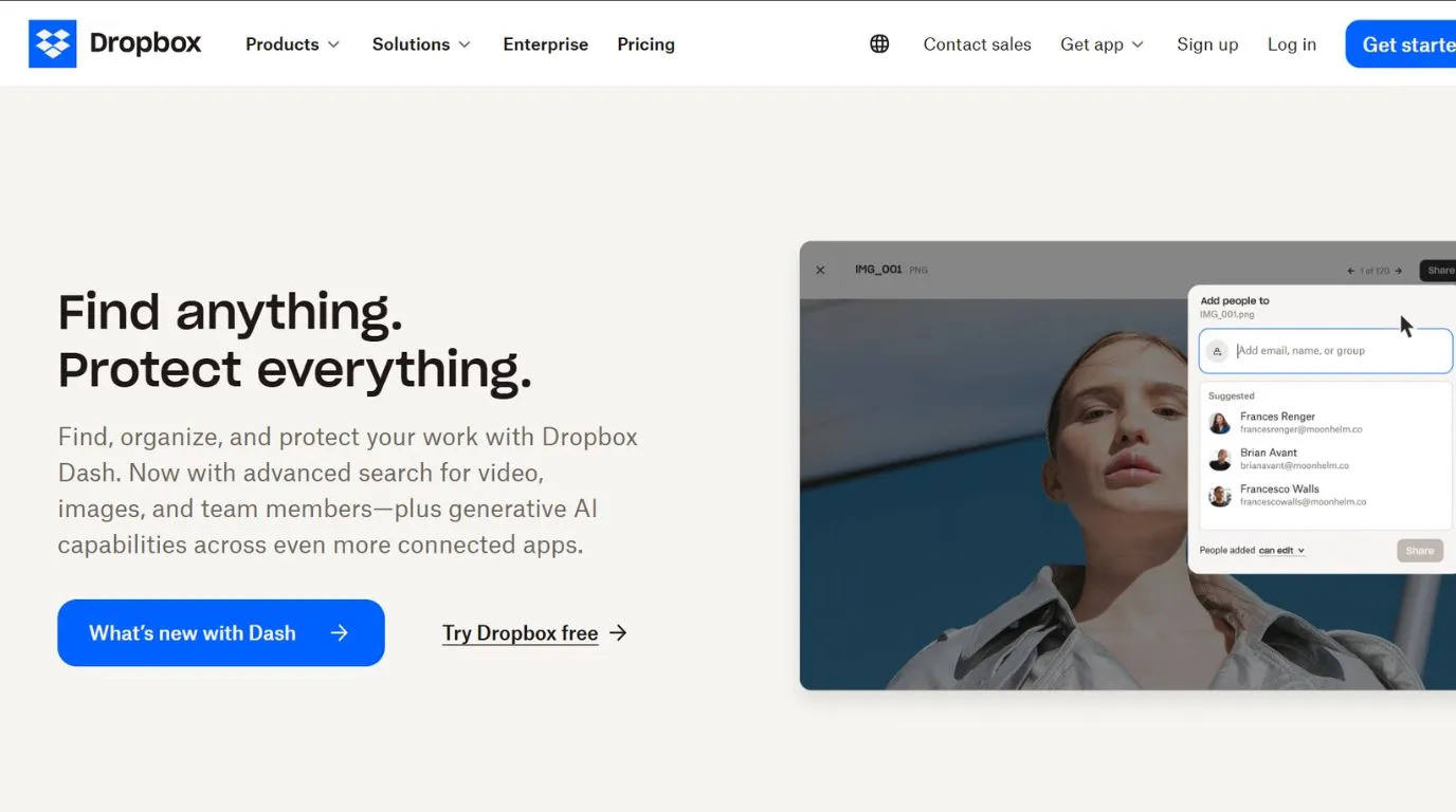 dropbox - cloud storage app