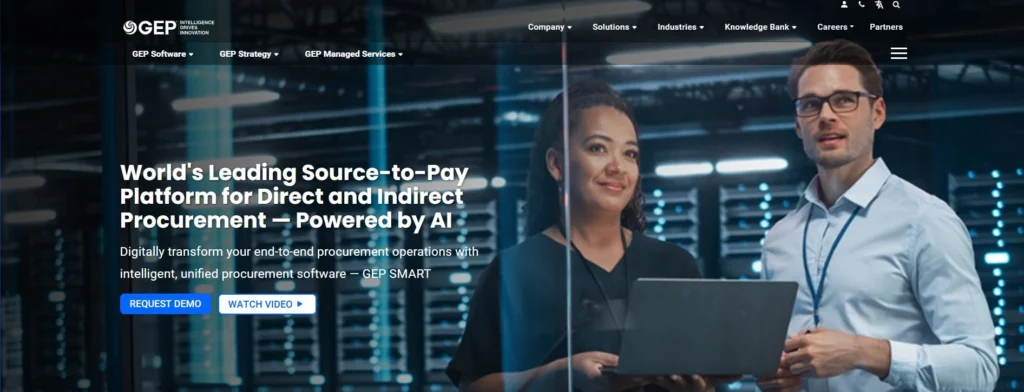 Vendor management system
-  GEP SMART