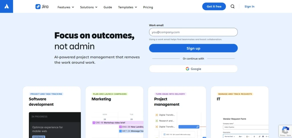 Bug Tracking Software - Jira