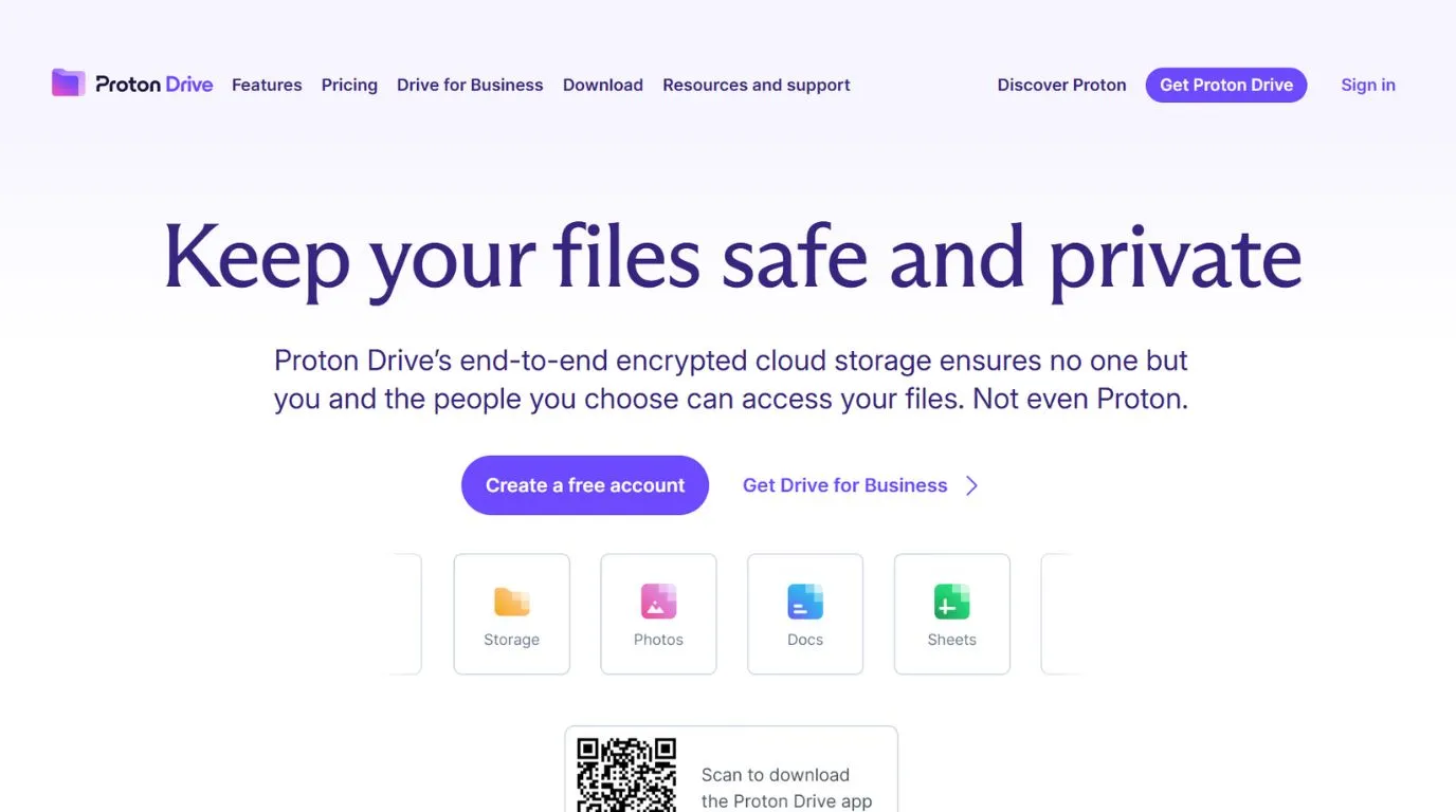 proton - cloud storage app