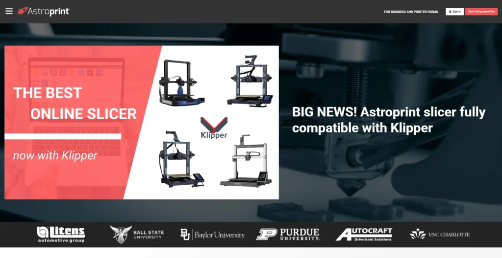 3D Printing Software
- AstroPrint