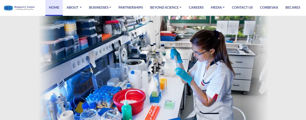 Pharma Companies in Hyderabad
- Biological E Limited