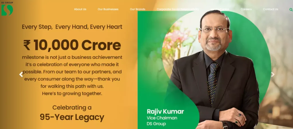 FMCG Companies in India
- Dharampal Satyapal Group (DS Group)