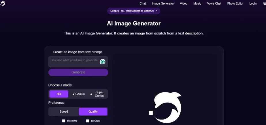 DeepAI Image Generator - WordPress AI Image Generators