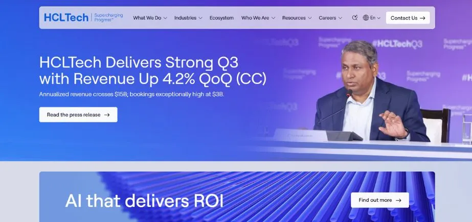 HCL Technologies - Custom AI Software Development Companies in India