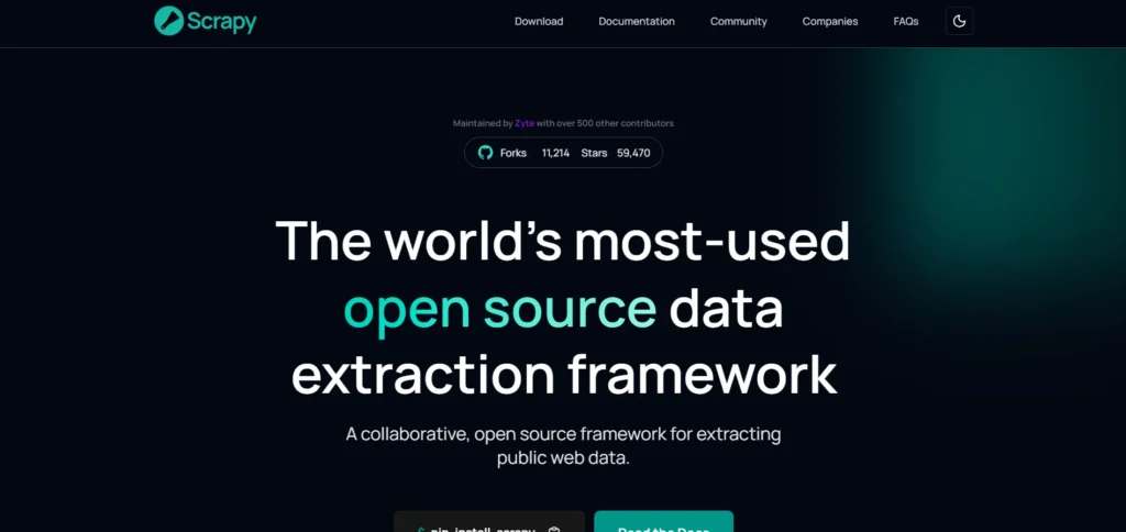 Web Scraping Tool - Scrapy