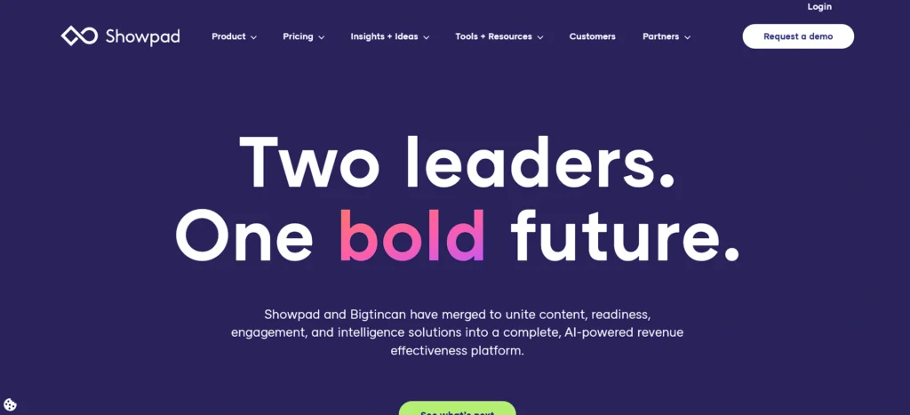 Sales enablement software - Showpad