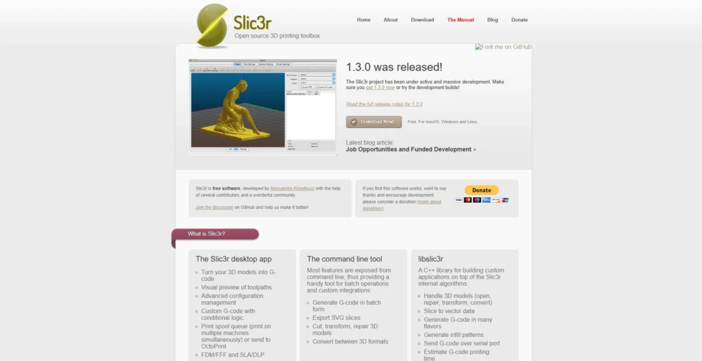 3D Printing Software
- Slic3r
