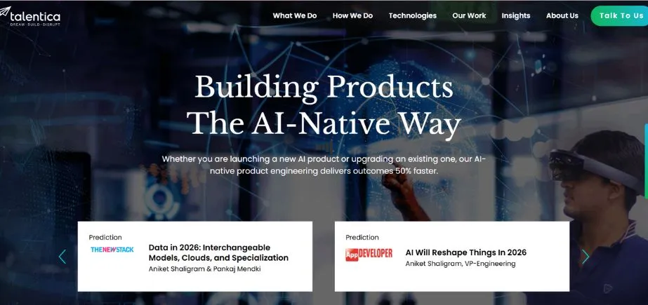 Talentica Software - Custom AI Software Development Companies in India