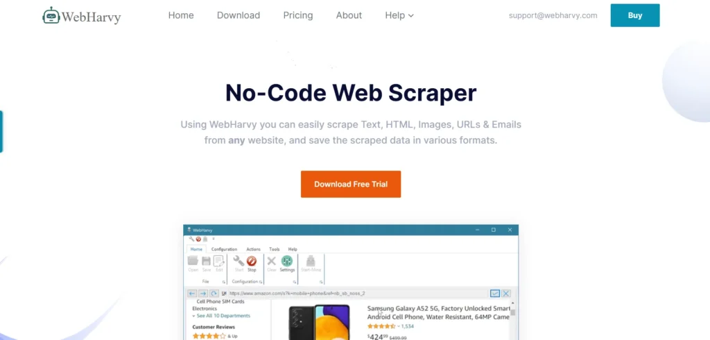 Web Scraping Tool - WebHarvy