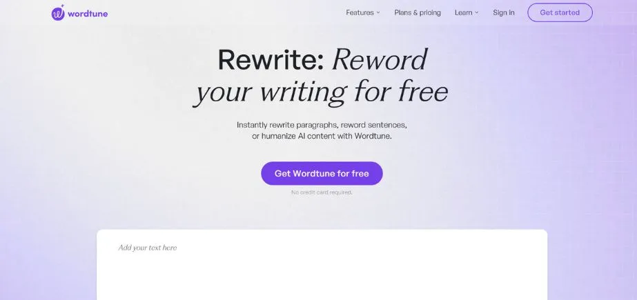 Wordtune - AI Rewriter Tools