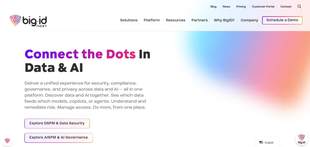 Data Intelligence Tool - BigID  