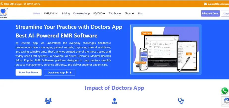 Doctors App - Telehealth Software for Clinics