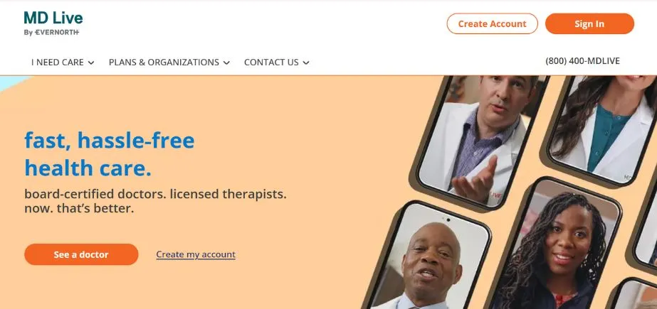 MDLive - Telehealth Software for Clinics