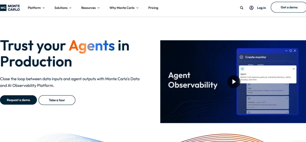 Data Intelligence Tool - Monte Carlo  