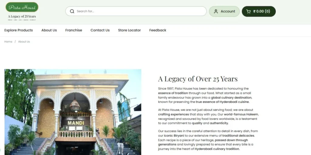 Pista House Franchise