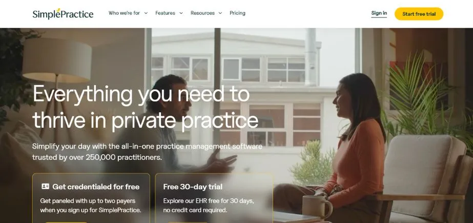 SimplePractice - Telehealth Software for Clinics