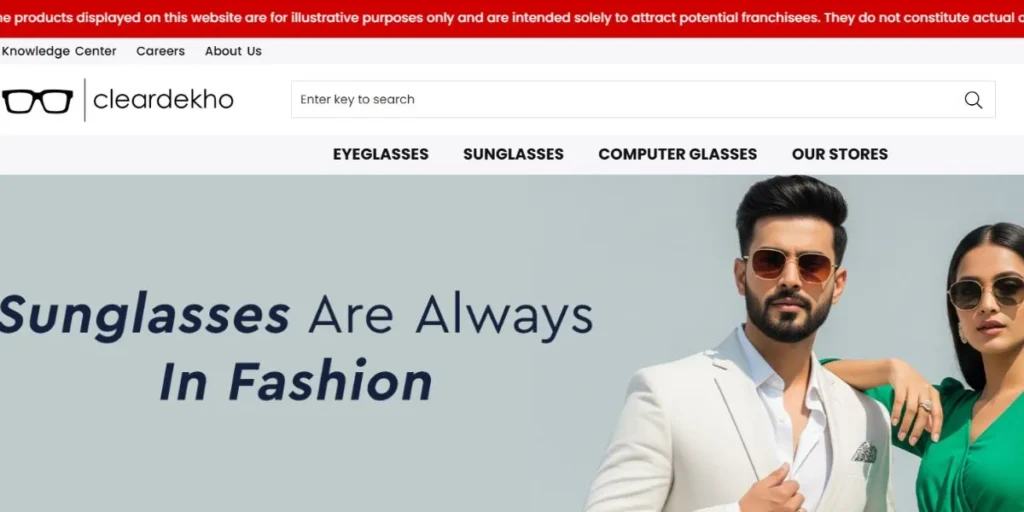 ClearDekho - Competitors of Lenskart