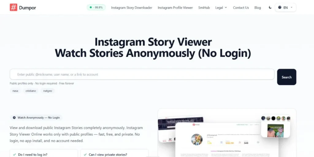 Dumpor - Instagram Highlights Viewer