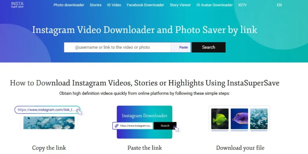 InstaSuperSave - Instagram Highlights Viewer