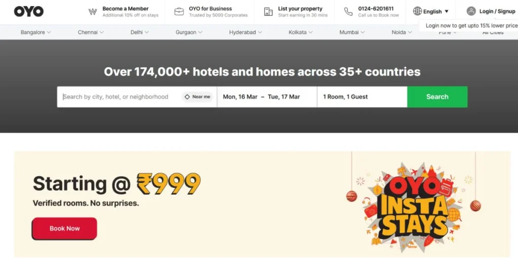 OYO - Startup Companies in Delhi