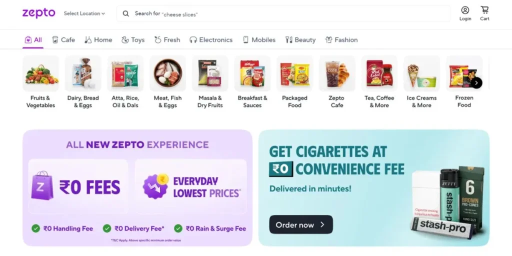 Zepto - Startup Companies in Delhi