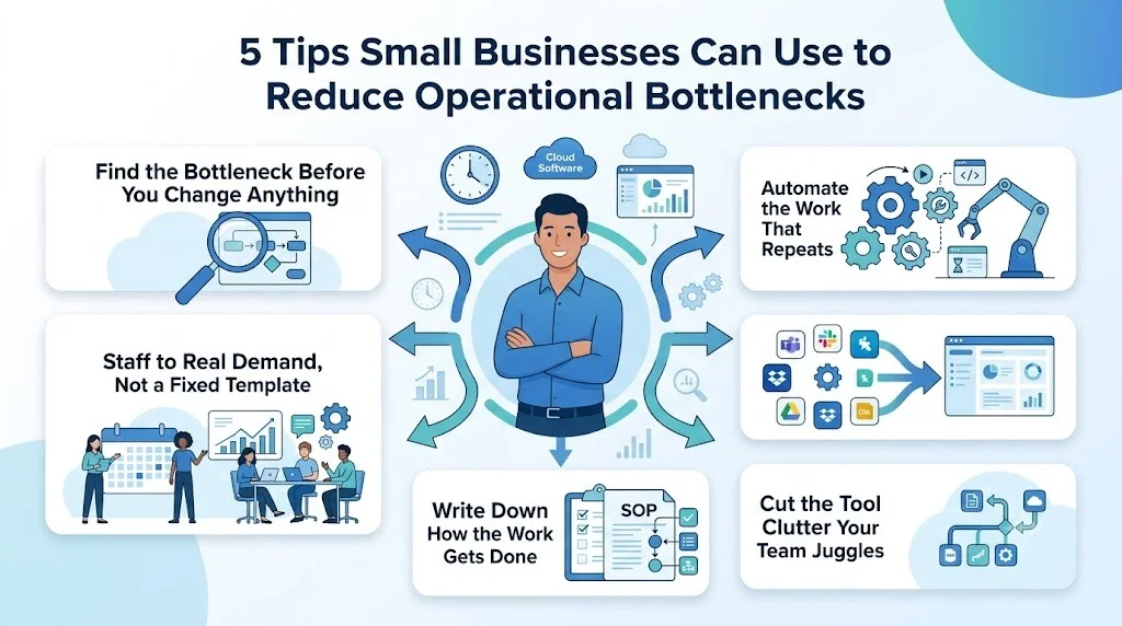5 Tips Small Businesses Can Use To Reduce Operational Bottlenecks