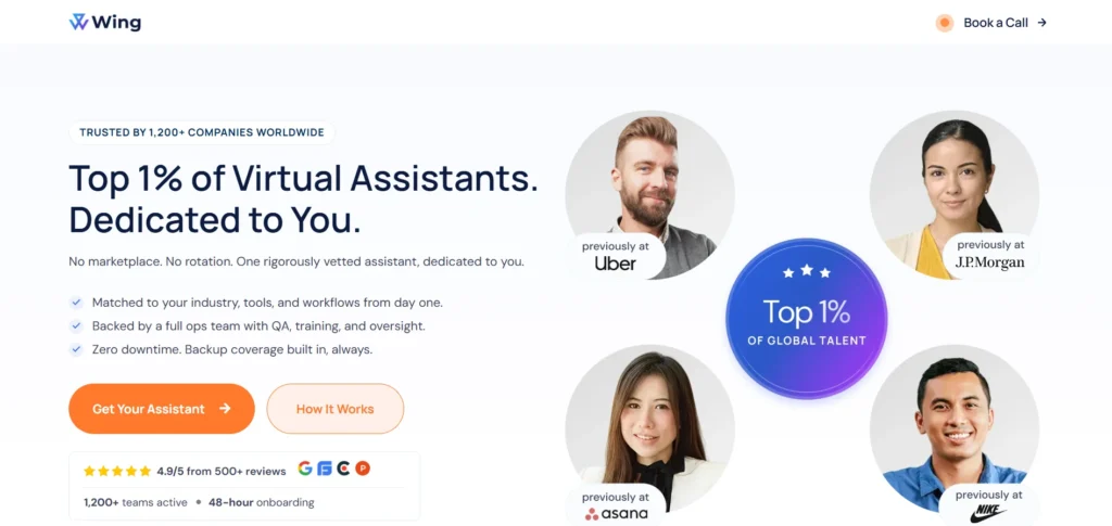 Virtual Assistant Service for Startups in the USA - Wing Assistant